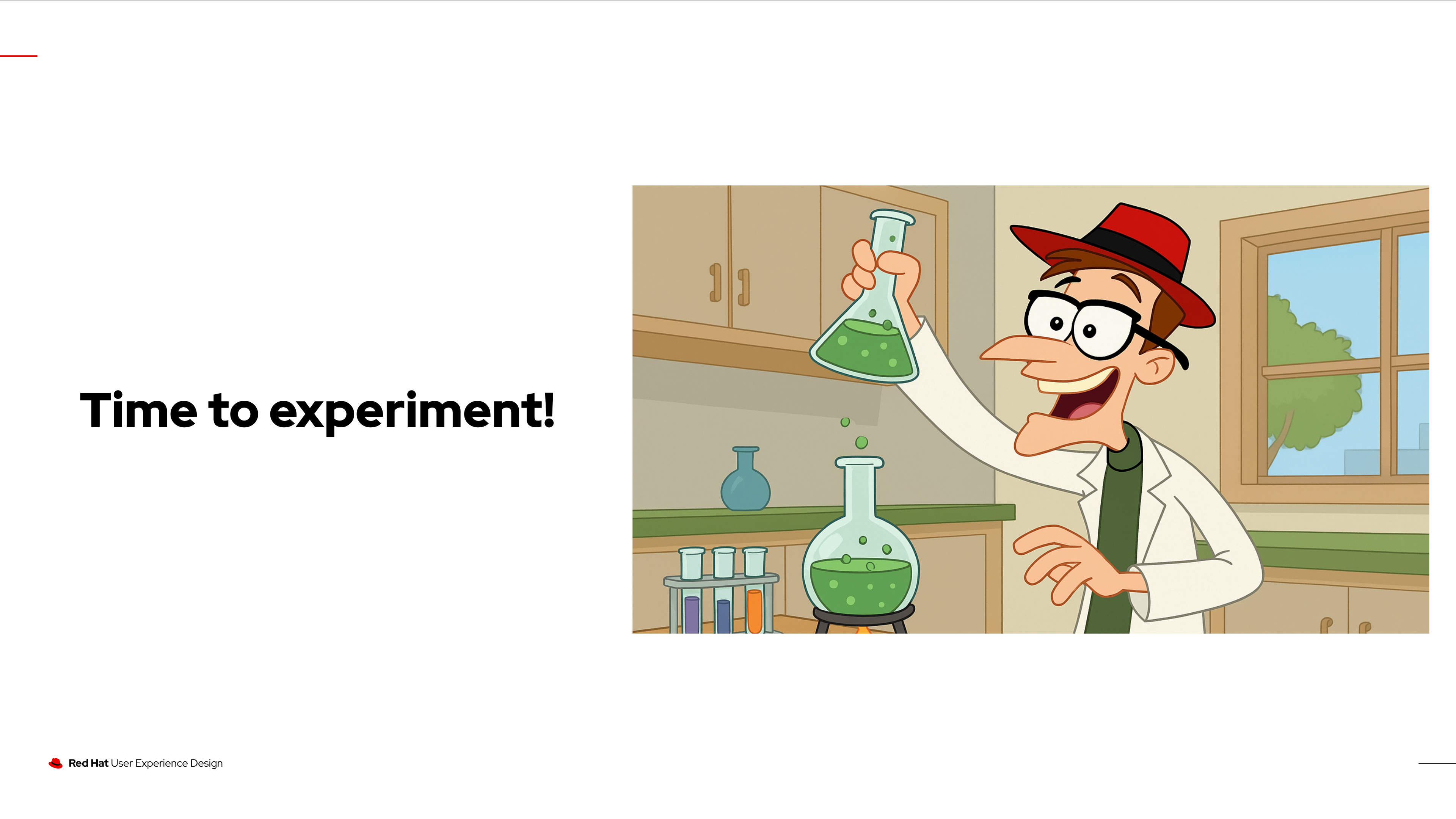 Time to experiment slide from org-wide session